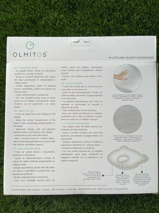 Almohada bebé plagiocefalia