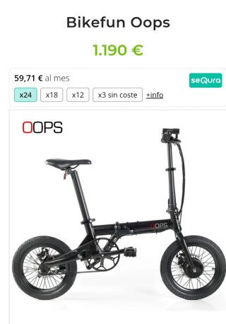 Bicicleta Eléctrica Plegable