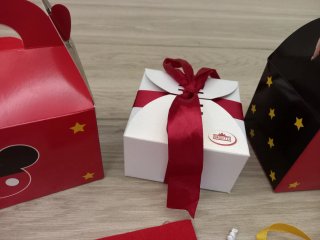 Lotto 2 scatole rosse Topolino