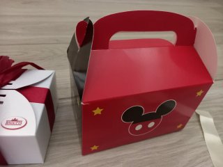 Lotto 2 scatole rosse Topolino