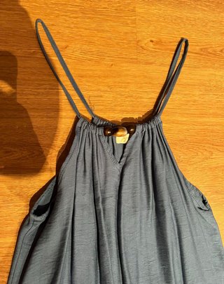 Vestido largo azul