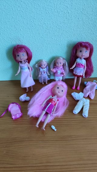 Lote Muñecas Tarta de Fresa y más