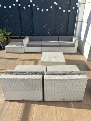 Conjunto Muebles Exterior Ratán