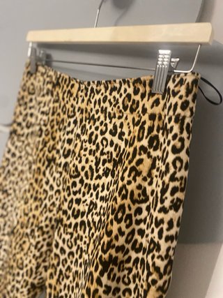 Pantalones capri de Zara Animal Print