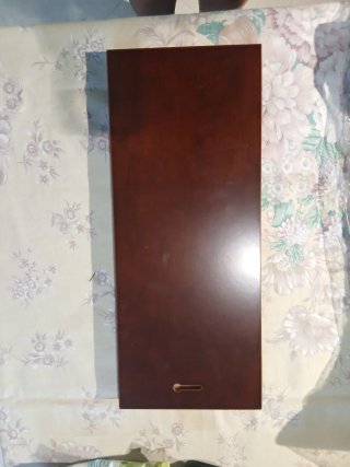 Cuadro familiar plata y madera