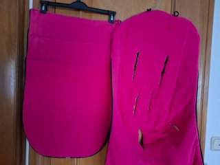 Saco Bugaboo fucsia en excelente estado