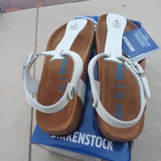 Sandalias Birkenstock  Blancas Talla 37