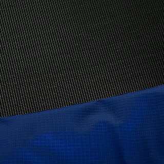 Trampolín Elástico Con Escalera Y Red De Seguridad, Tapete Elástico De Acero Y Plástico Con 3 Patas En U, Ø180X200 Cm, Azul