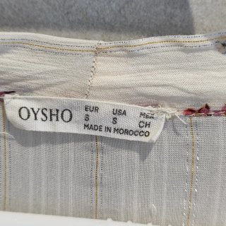 Vestido Oysho floral talla S