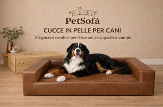 Cuccia Artigianale per Cani Marrone