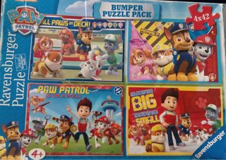 Pack 4 Puzzles Patrulla Canina Ravensburger