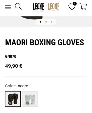 Guantes Boxeo LEONE 1947 New Maori