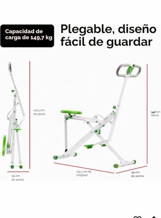 Máquina Sentadillas Row-N-Ride Plegable