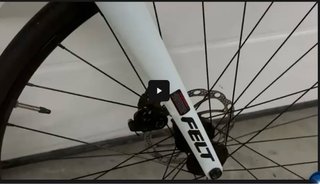 Bicicleta Carretera Felt Blanca