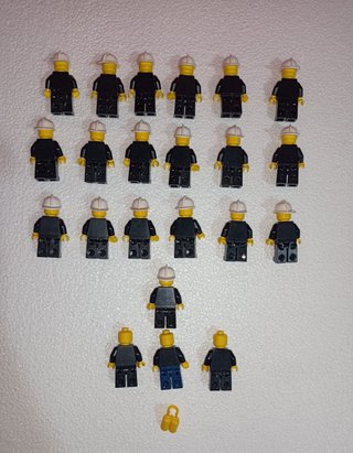 Lote 22 Minifiguras LEGO City Bomberos (LEED)