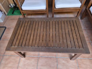 Conjunto Muebles teka de Jardín Madera