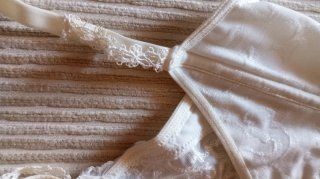 Liguero Selmark Talla M Encaje Blanco