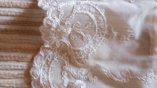 Liguero Selmark Talla M Encaje Blanco