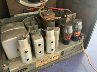Radio Magneti Marelli madera vintage