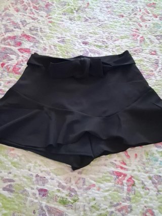 Falda pantalón Zara negra