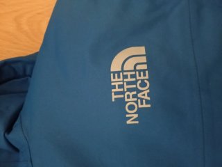 Chaqueta The North Face niño azul y gris