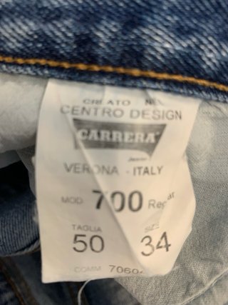 Jeans Carrera 700 Vintage 700 Blu - W34
