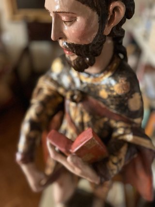 Talla de San Roque .siglo XVI-XVII.
