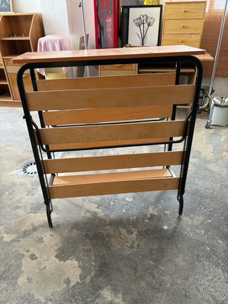Cama Plegable Madera y Metal