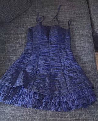 Vestido azul mujer talla S