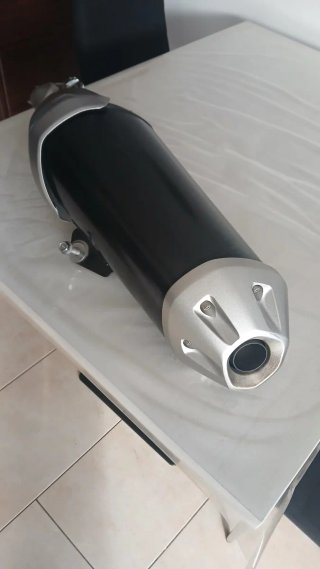 Tubo moto original silencioso yamaha fazer 1