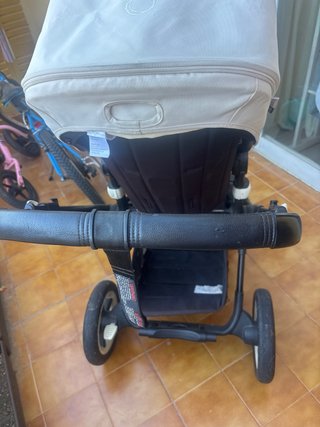 Carrito Bugaboo Buffalo Negro Capota Beige