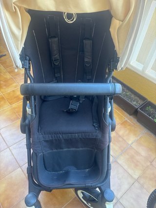 Carrito Bugaboo Buffalo Negro Capota Beige