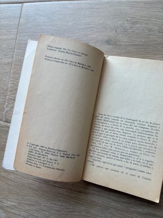 Las dos caras de enero · Patricia Highsmith · 1985