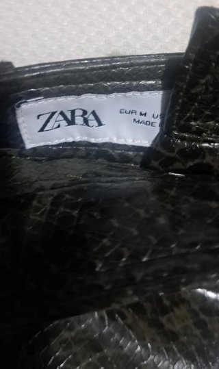 Falda pantalón Zara Talla M efecto piel