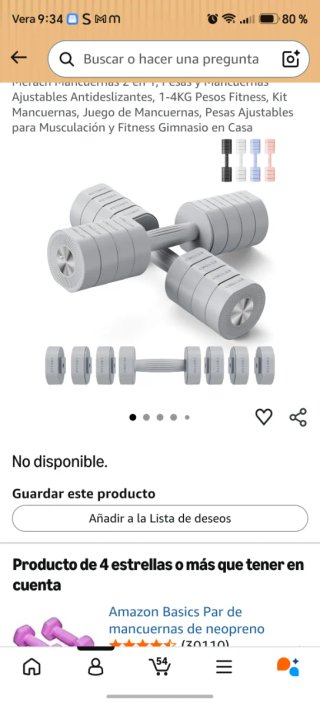 Merach Mancuernas 2 en 1 Ajustables