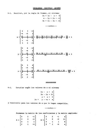 ALGEBRA LINEAL. PROBLEMAS DE MATEMATICAS.