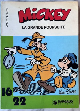 Mickey La Grande Poursuite Disney Dargaud francés