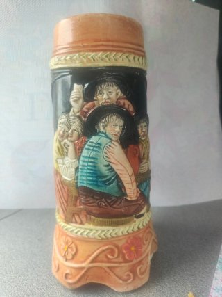 Jarra Cerveza Alemana Decorada