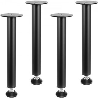 Piernas de Escritorio Ajustables de 406.4MM, Juego de 4 Piernas de Muebles de Oficina de Acero Reforzado para DIY, Capacidad de Carga de 1200 lbs Piernas de Escritorio de Alta Resistencia, Piernas...