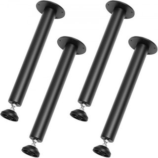 Piernas de Escritorio Ajustables de 406.4MM, Juego de 4 Piernas de Muebles de Oficina de Acero Reforzado para DIY, Capacidad de Carga de 1200 lbs Piernas de Escritorio de Alta Resistencia, Piernas...