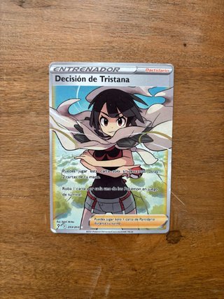 Carta Pokémon Entrenador Decision de Tristana