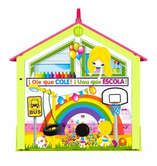 Casa colegio Barriguitas Famosa plegable