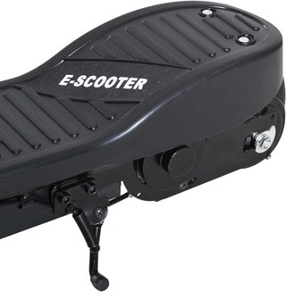 Patinete Eléctrico Plegable para Niños de 120W, Velocidad Máx 12Km/H y Capacidad 50Kg, 74X36X69-91 Cm, Negro