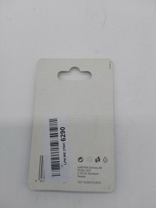 Reductor GARDENA: conector de manguera de plástico, para conectar mangueras de 8 mm y 6 mm, blanco (