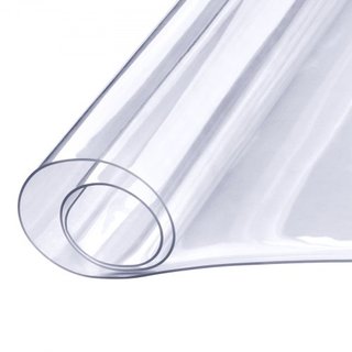 Protector de Mesa Transparente, Cubierta de Mesa de 36" x 72", Mantel de Plástico PVC de 1.5 mm de Grosor, Protector de Escritorio Impermeable para Escritorio, Mesa de Café, Mesa de Comedor