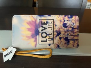 Cartera Ale-Hop Flores Love the Life
