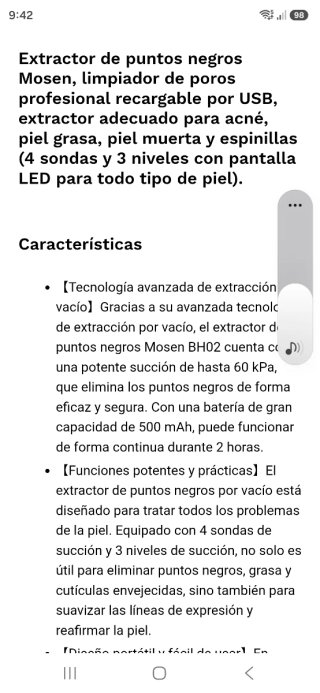 Mosen Blackhead Remover K001