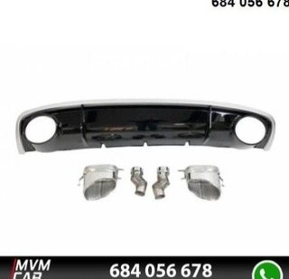Difusor Trasero Audi A4 B8 4P / Avant 12-15 Look R