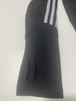 Chaqueta Adidas niño negra y plateada