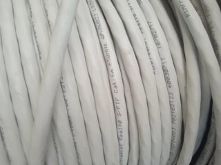 Cable Ethernet Blanco Bobina